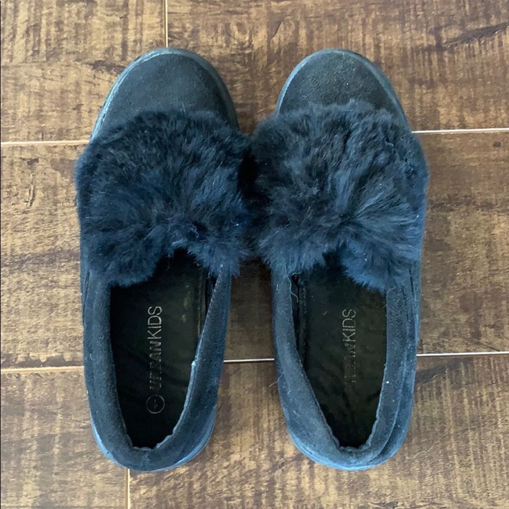 Black slip ons